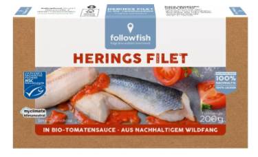 File de hering in sos te tomate - Eco-Bio - 200g- Followfish