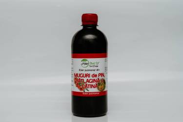 Elixir pulmonar din muguri de pin - patlagina si catina - 500ml - Natura Plant Poieni