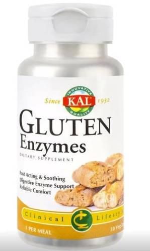 Gluten enzymes - 30cps - Secom - Kal