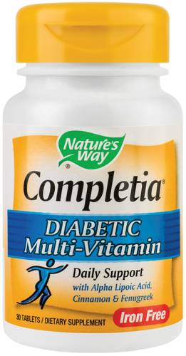 Completia Diabetic (multivitamine diabetici) 30cps - Secom